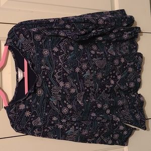 Winter design long sleeve tee